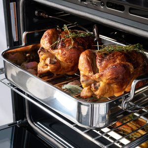 ZLINE - 30 in. Professional True Convection Double Wall Oven with Air Fry and Self Clean in Stainless Steel (WAD-30)