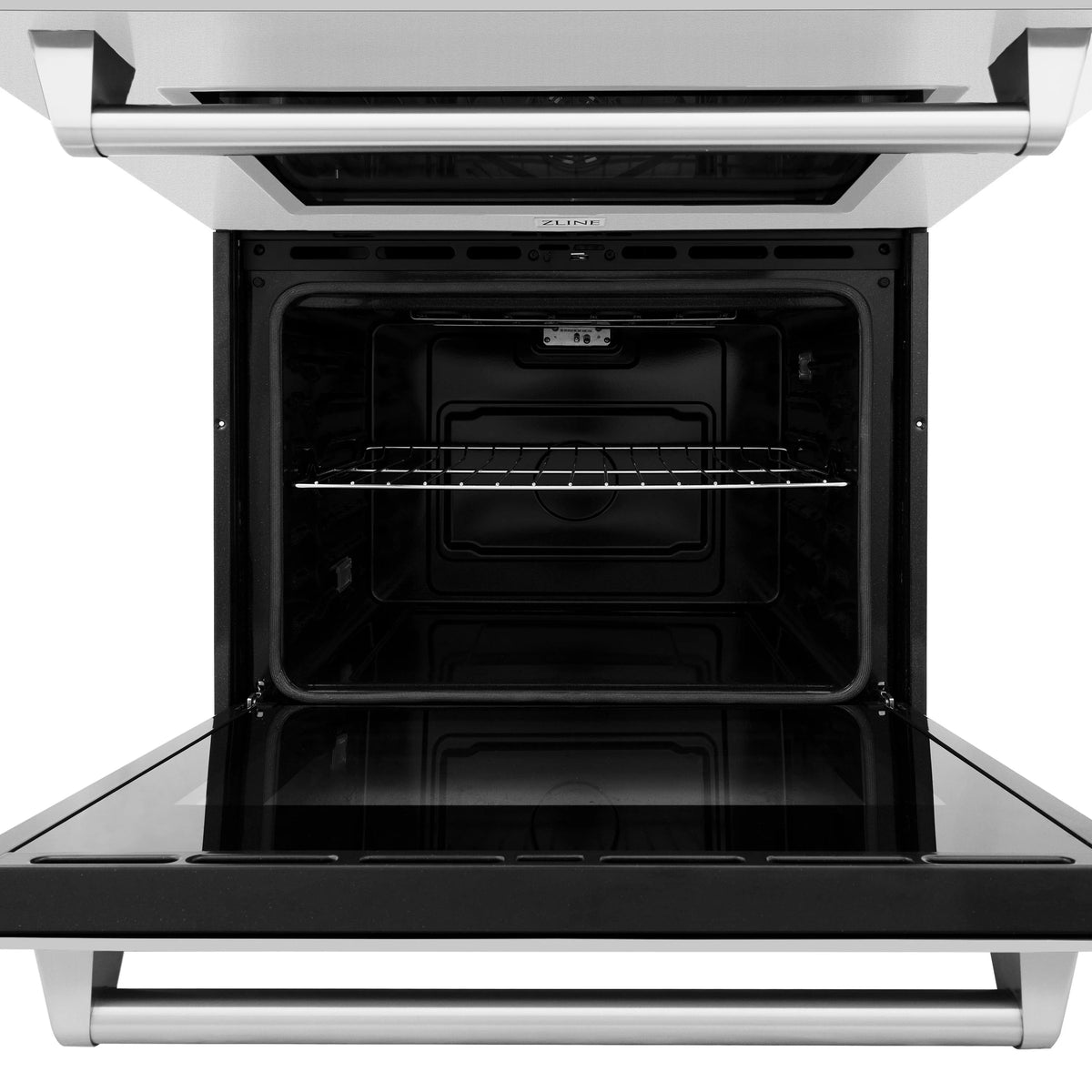 ZLINE - 30 in. Professional True Convection Double Wall Oven with Air Fry and Self Clean in Stainless Steel (WAD-30)