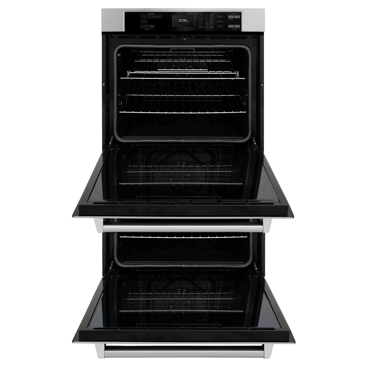 ZLINE - 30 in. Professional True Convection Double Wall Oven with Air Fry and Self Clean in Stainless Steel (WAD-30)
