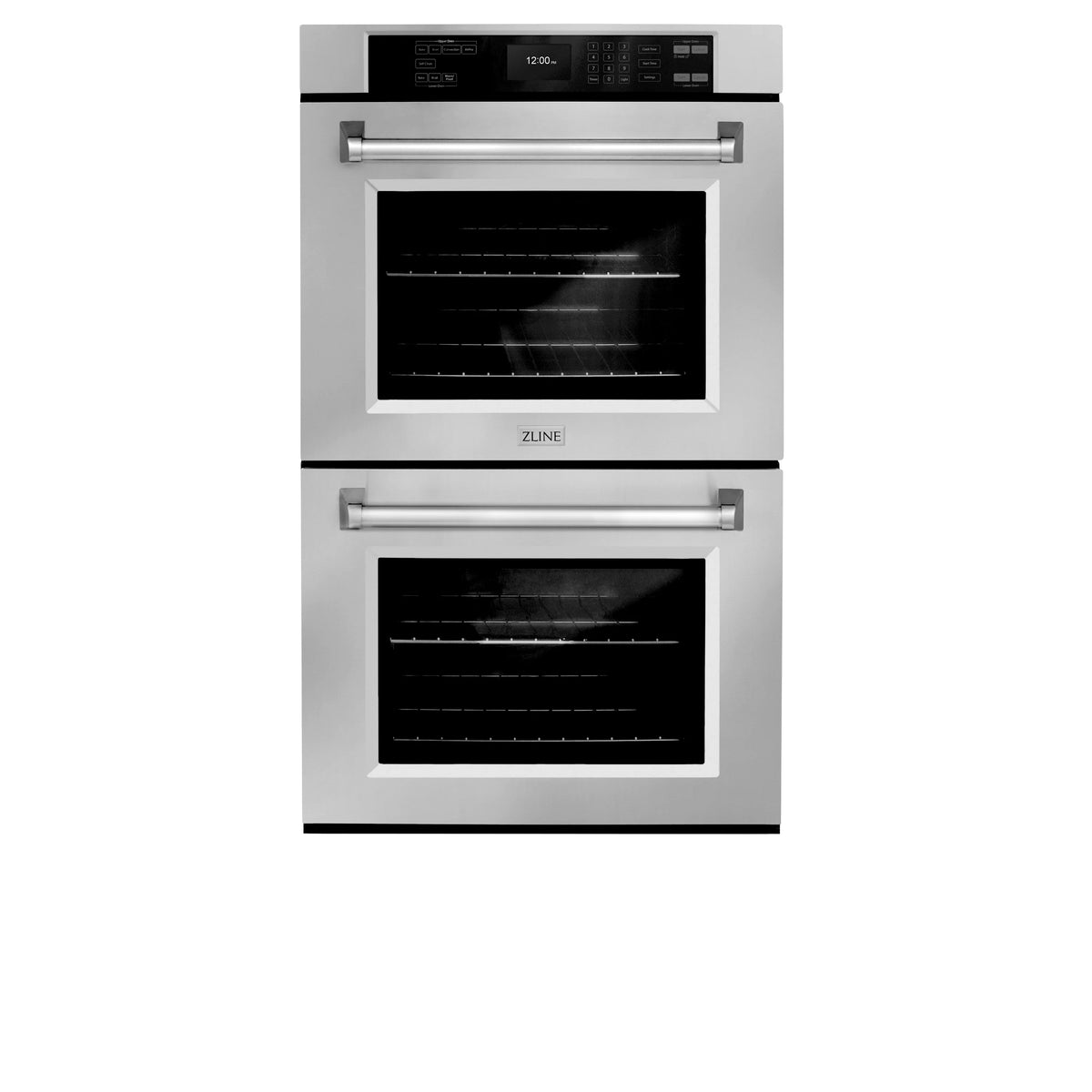 ZLINE - 30 in. Professional True Convection Double Wall Oven with Air Fry and Self Clean in Stainless Steel (WAD-30)