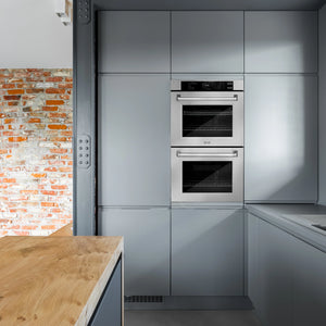 ZLINE - 30 in. Professional True Convection Double Wall Oven with Air Fry and Self Clean in Stainless Steel (WAD-30)