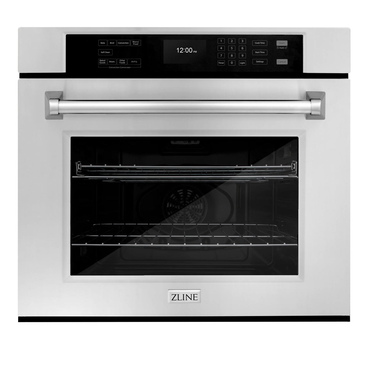 ZLINE - 30 in. Professional True Convection Single Wall Oven with Air Fry and Self Clean in Stainless Steel (WAS-30)