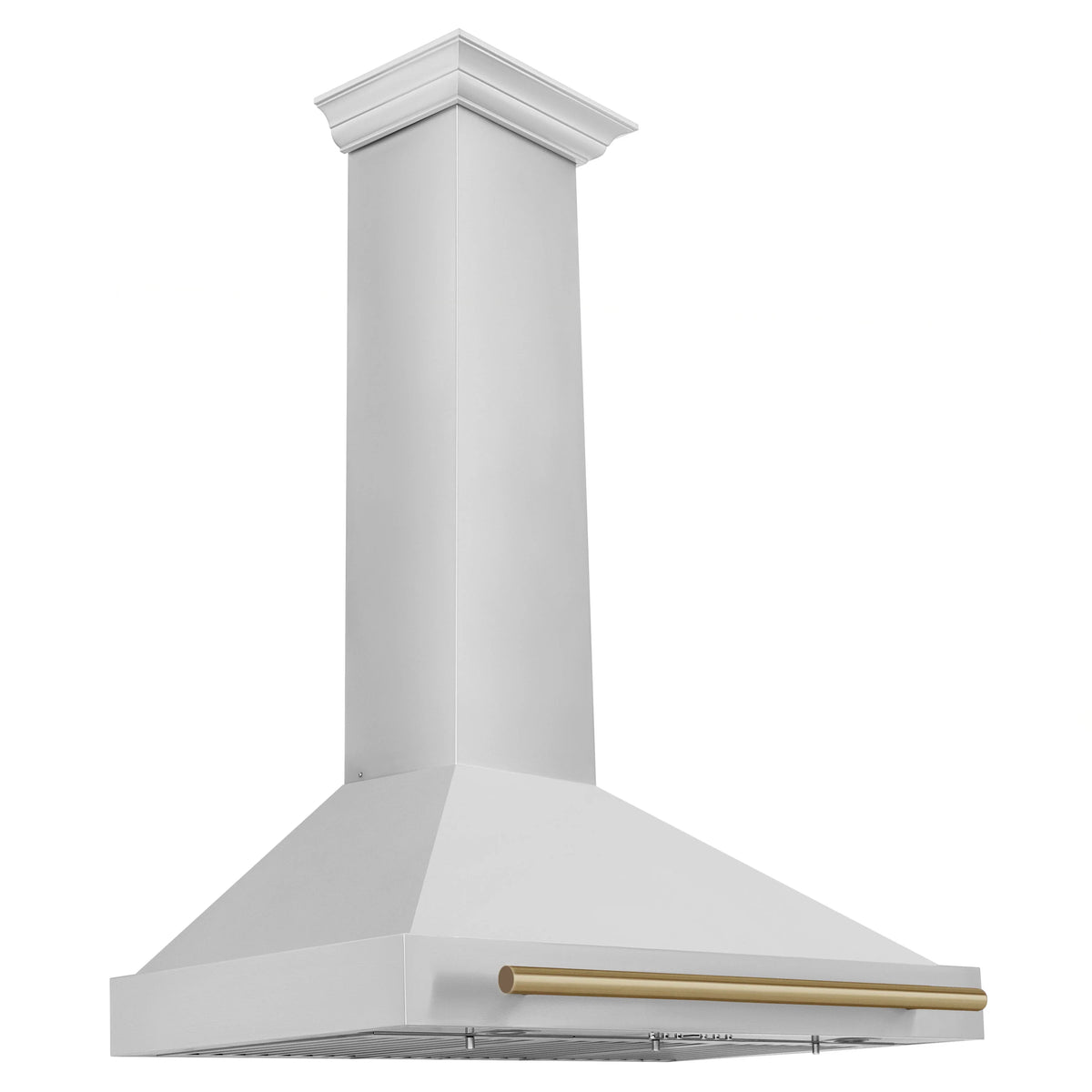 ZLINE - 36 in. Autograph Edition Convertible Stainless Steel Range Hood with Stainless Steel Shell and Champagne Bronze Accents (KB4STZ-36-CB)