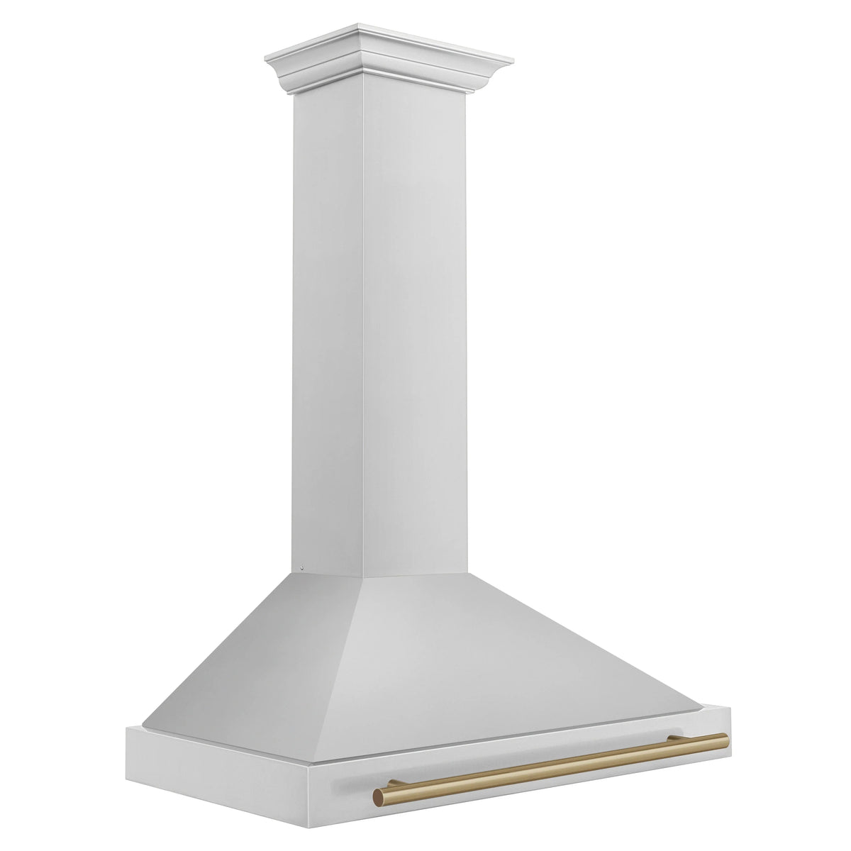 ZLINE - 36 in. Autograph Edition Convertible Stainless Steel Range Hood with Stainless Steel Shell and Champagne Bronze Accents (KB4STZ-36-CB)