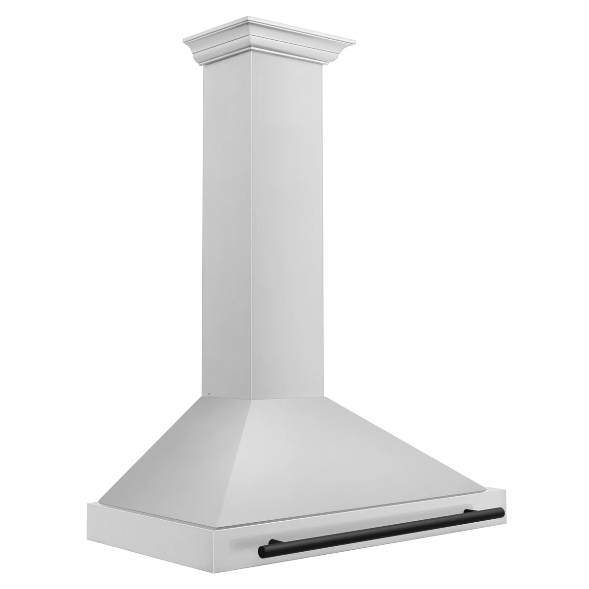ZLINE - 36 in.Autograph Edition Convertible Stainless Steel Range Hood with Stainless Steel Shell and Matte Black Accents (KB4STZ-36-MB)
