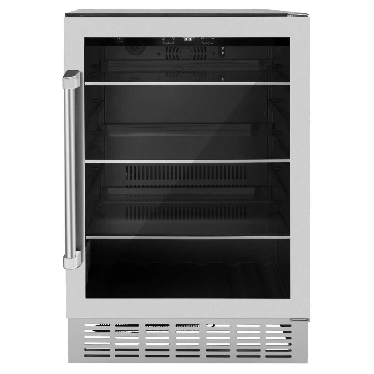 ZLINE 24&quot; Monument 154 Can Beverage Fridge in Stainless Steel (RBV-US-24)