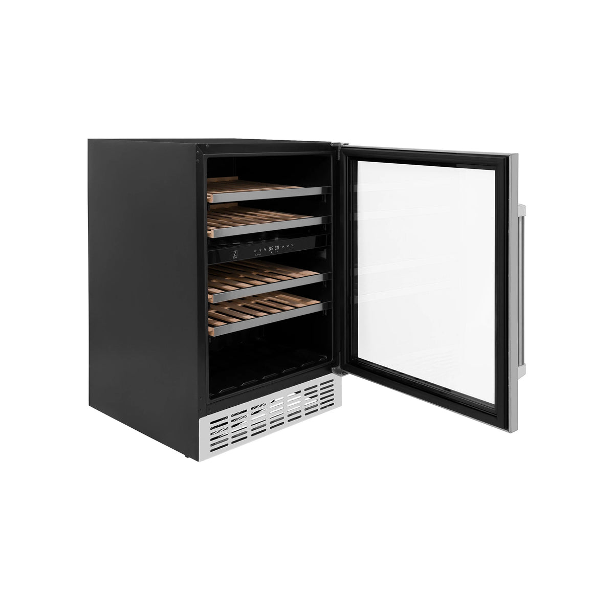ZLINE 24&quot; Monument Dual Zone 44-Bottle Wine Cooler in Stainless Steel (RWV-UD-24)
