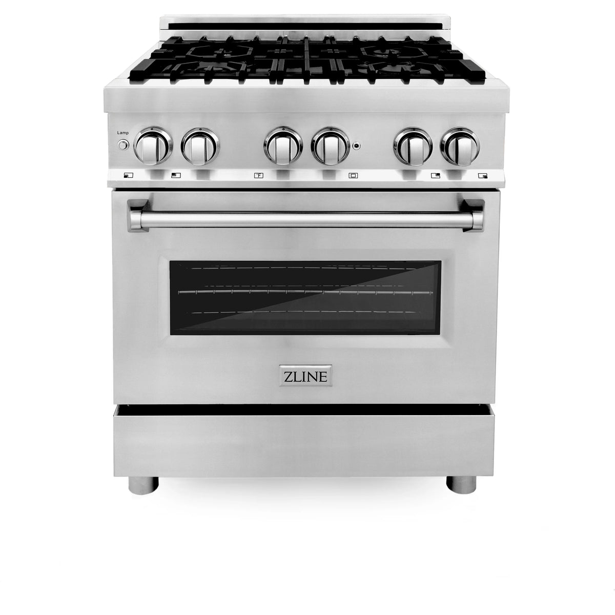 ZLINE - 30&quot; Kitchen Package with Stainless Steel Dual Fuel Range, Range Hood, Microwave Drawer and Tall Tub Dishwasher