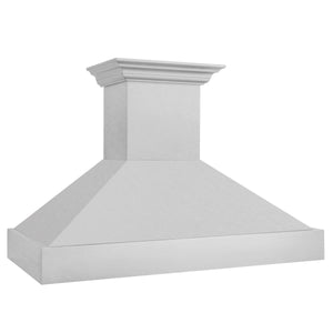 ZLINE - 48 in. Kitchen Package with Satin Stainless Steel Dual Fuel Range and Convertible Vent Range Hood