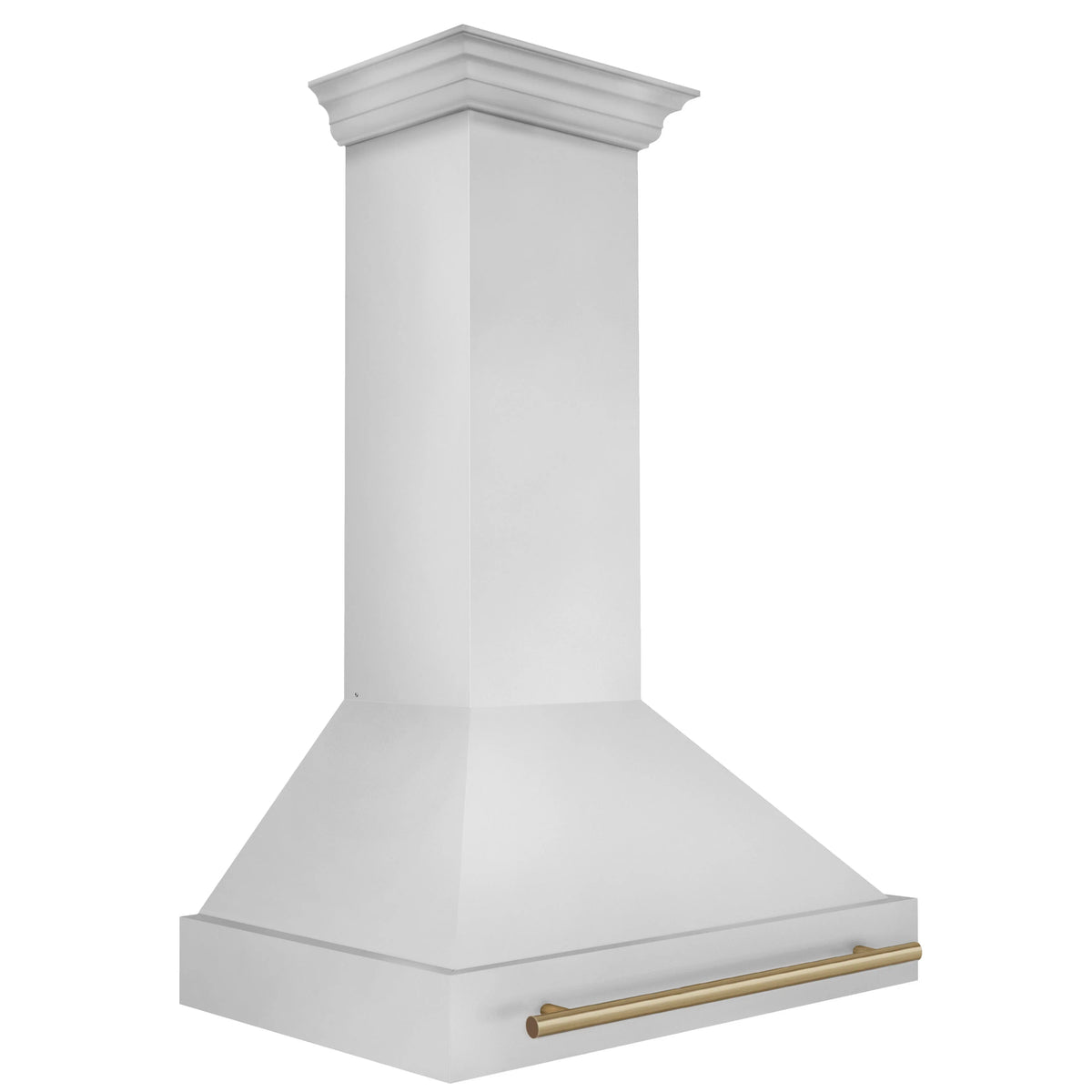 ZLINE - 36&quot; Autograph Edition Stainless Steel Range Hood with Stainless Steel Shell and Champagne Bronze Handle (8654STZ-36-CB)