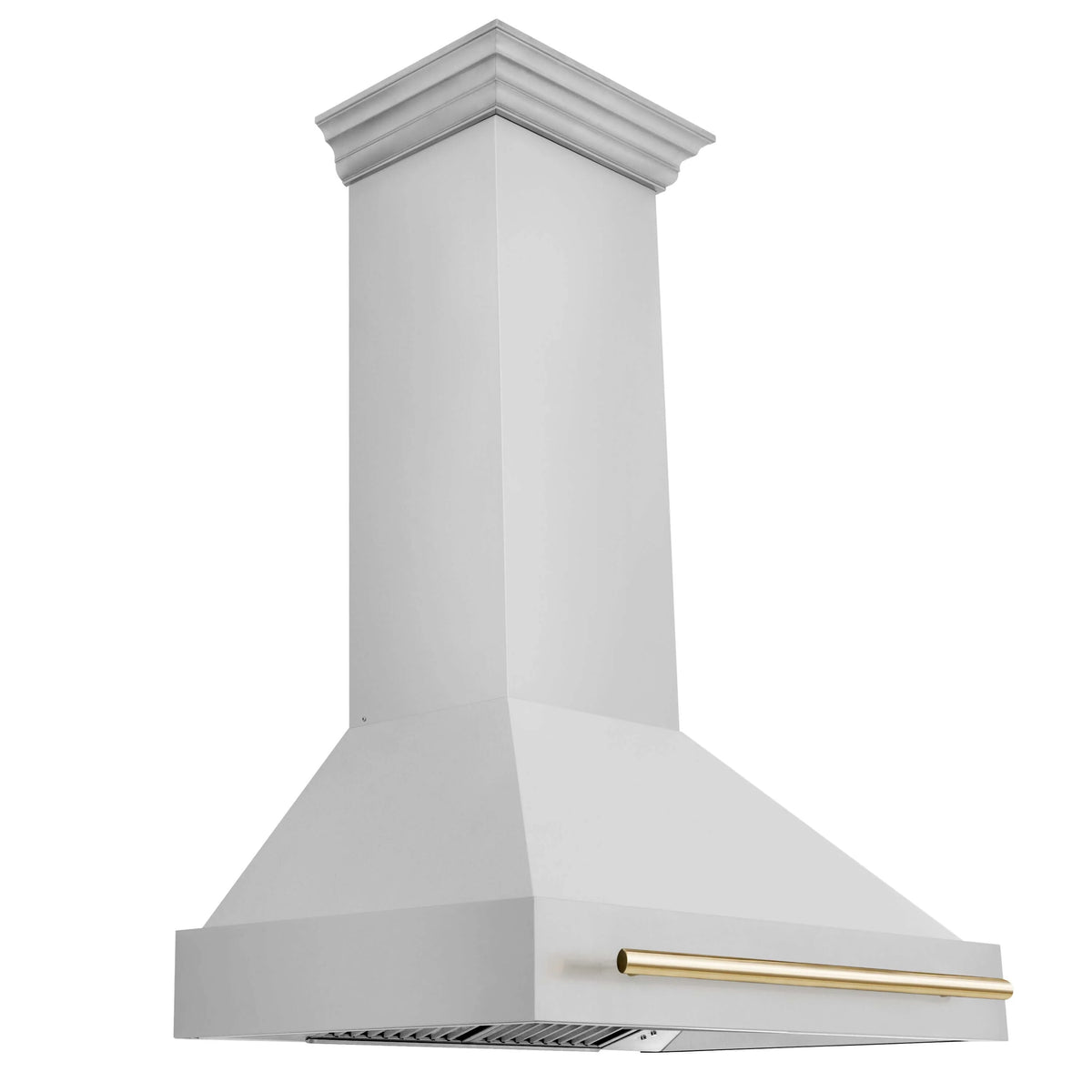 ZLINE - 36&quot; Autograph Edition Stainless Steel Range Hood with Stainless Steel Shell and Gold Handle (8654STZ-36-G)
