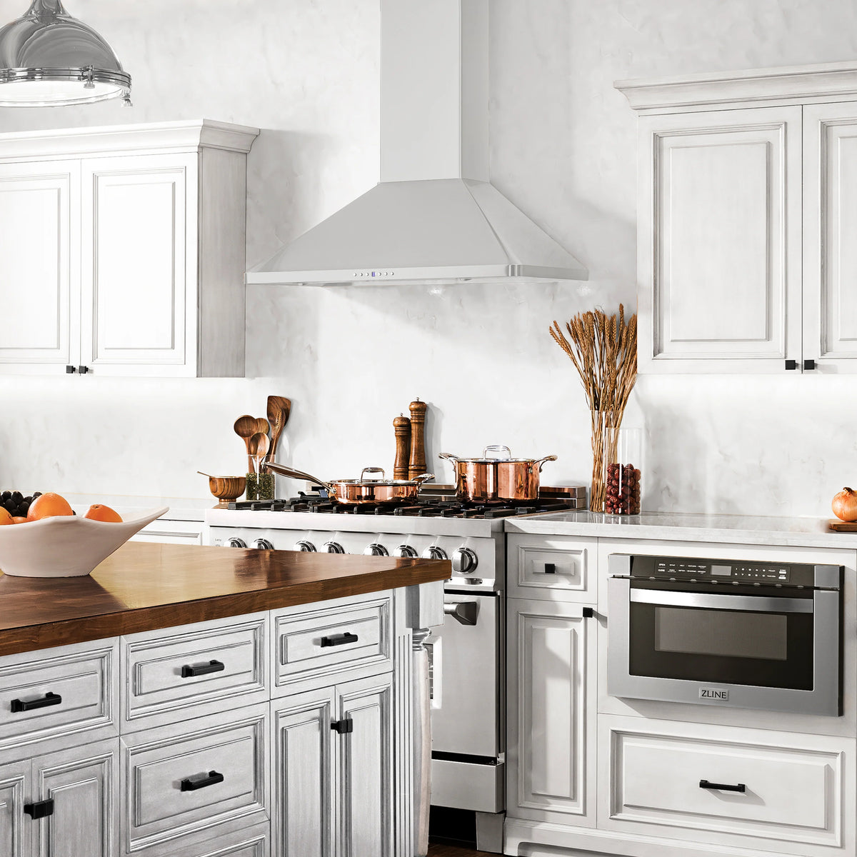 ZLINE - 30&quot; Convertible Vent Wall Mount Range Hood in Stainless Steel (KF1-30)