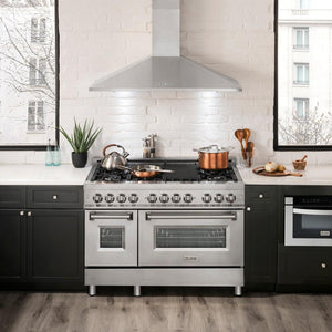 ZLINE - 48" Convertible Vent Convertible Vent Wall Mount Range Hood in Stainless Steel (KL2-48)