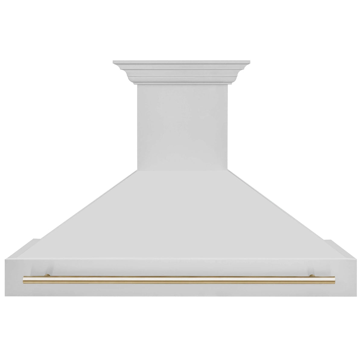 ZLINE - 48&quot; Autograph Edition Stainless Steel Range Hood with Stainless Steel Shell and Gold Handle (8654STZ-48-G)