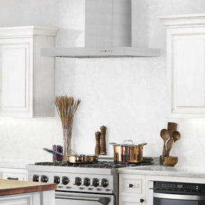 ZLINE - 48" Convertible Vent Wall Mount Range Hood in Stainless Steel (KE-48)