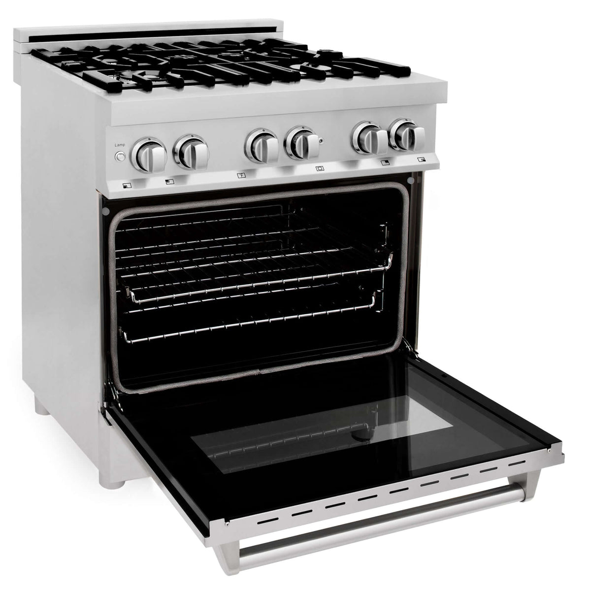 ZLINE - 30&quot; Kitchen Package with Stainless Steel Dual Fuel Range and Convertible Vent Range Hood (2KP-RARH30)