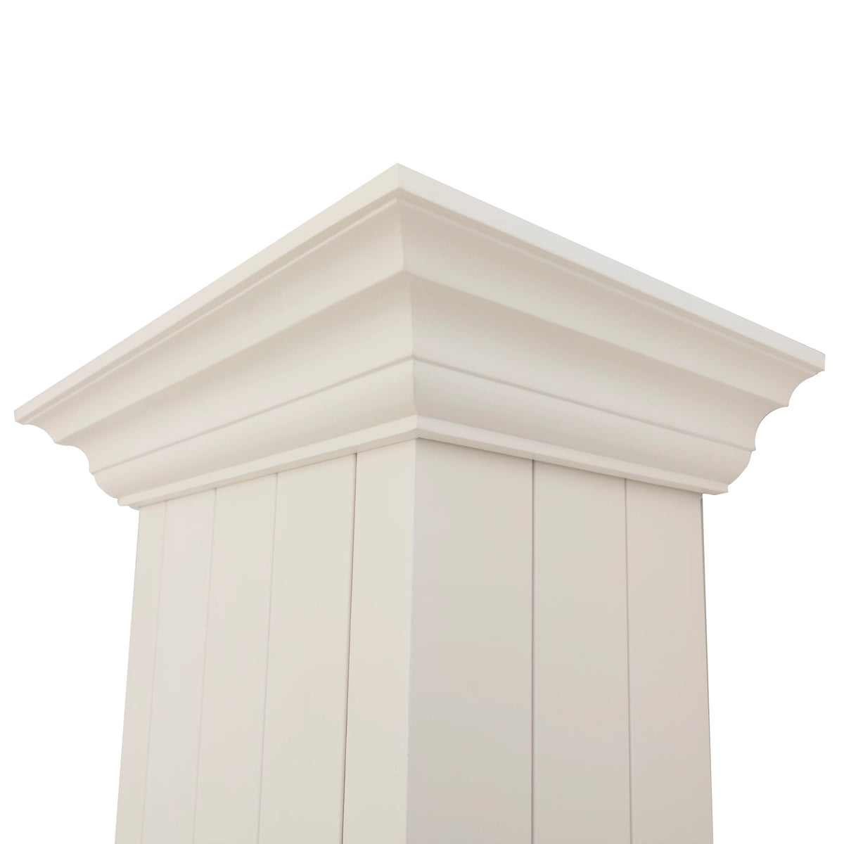 ZLINE - 30&quot; Ducted Vent Wooden Convertible Vent Wall Mount Range Hood in Cottage White (KPTT-30)