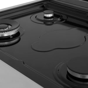 ZLINE 30" Porcelain Gas Stovetop with 4 Gas Burners and Griddle (RT-GR-30)