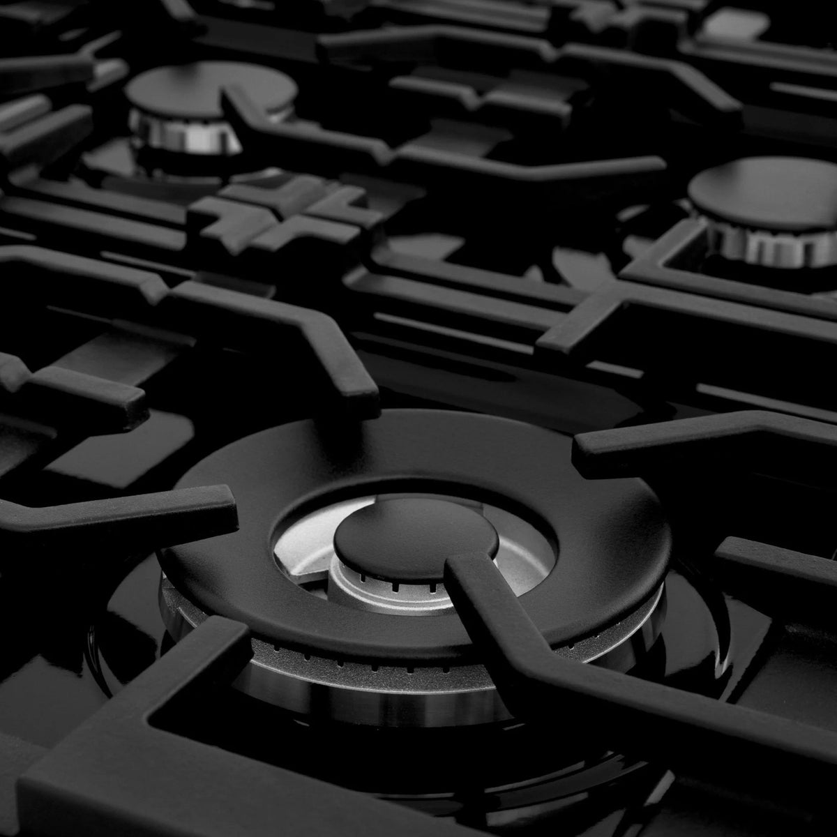 ZLINE 30&quot; Porcelain Gas Stovetop in Fingerprint Resistant Stainless Steel with 4 Gas Burners and Griddle (RTS-GR-30)