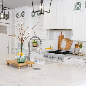 ZLINE 30" Porcelain Gas Stovetop in Fingerprint Resistant Stainless Steel with 4 Gas Burners and Griddle (RTS-GR-30)