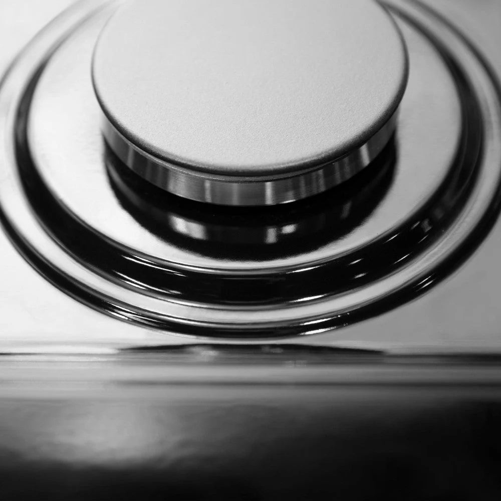 ZLINE - 30 in. 4.0 cu. ft. Legacy Dual Fuel Range with 4 Burner Gas Cooktop and Electric Convection Oven in Satin Stainless Steel