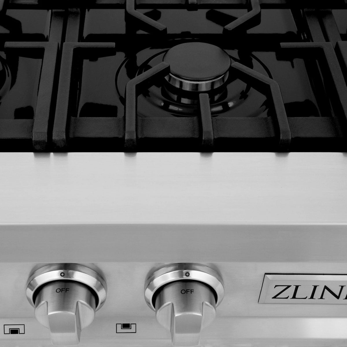 ZLINE - 36 in. Porcelain Gas Stovetop with Griddle in Stainless Steel (RT-GR-36)