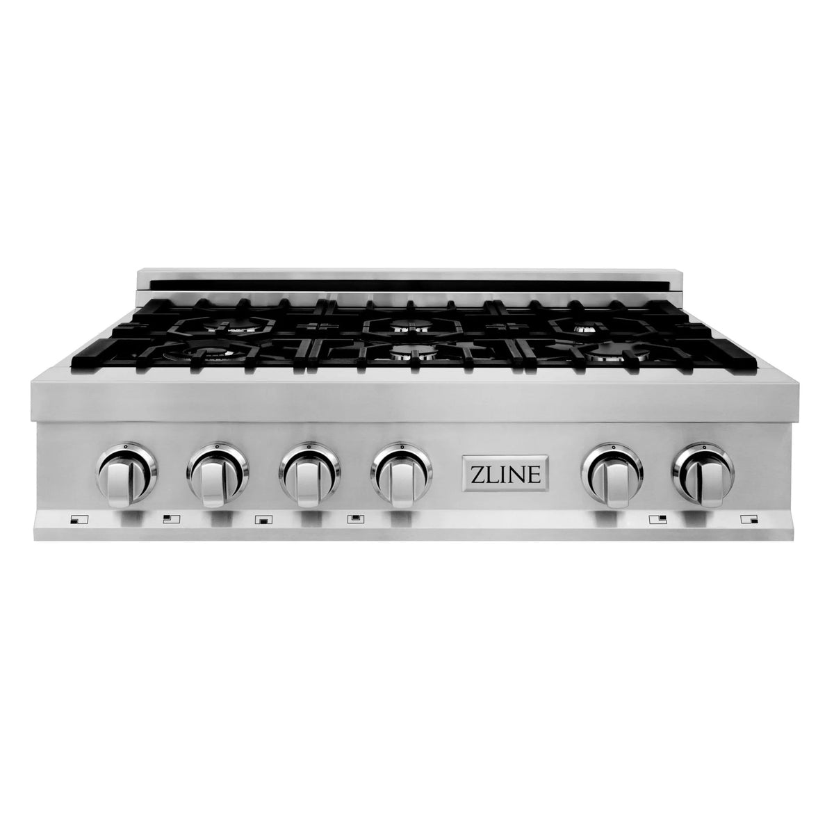 ZLINE - 36 in. Porcelain Gas Stovetop with Griddle in Stainless Steel (RT-GR-36)