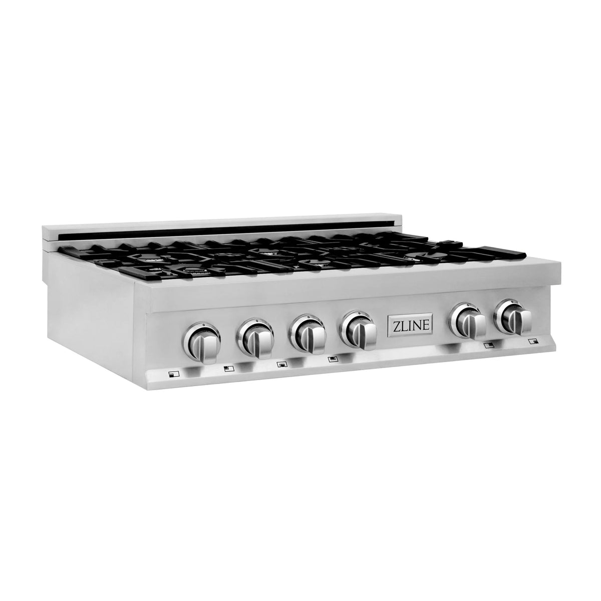 ZLINE - 36 in. Porcelain Gas Stovetop with Griddle in Stainless Steel (RT-GR-36)