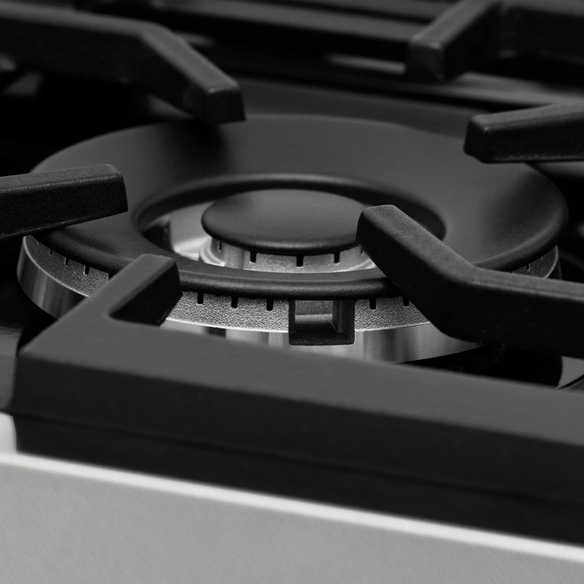 ZLINE - 48&quot; Porcelain Gas Stovetop in Fingerprint Resistant Stainless Steel with 7 Gas Burners and Griddle (RTS-GR-48)