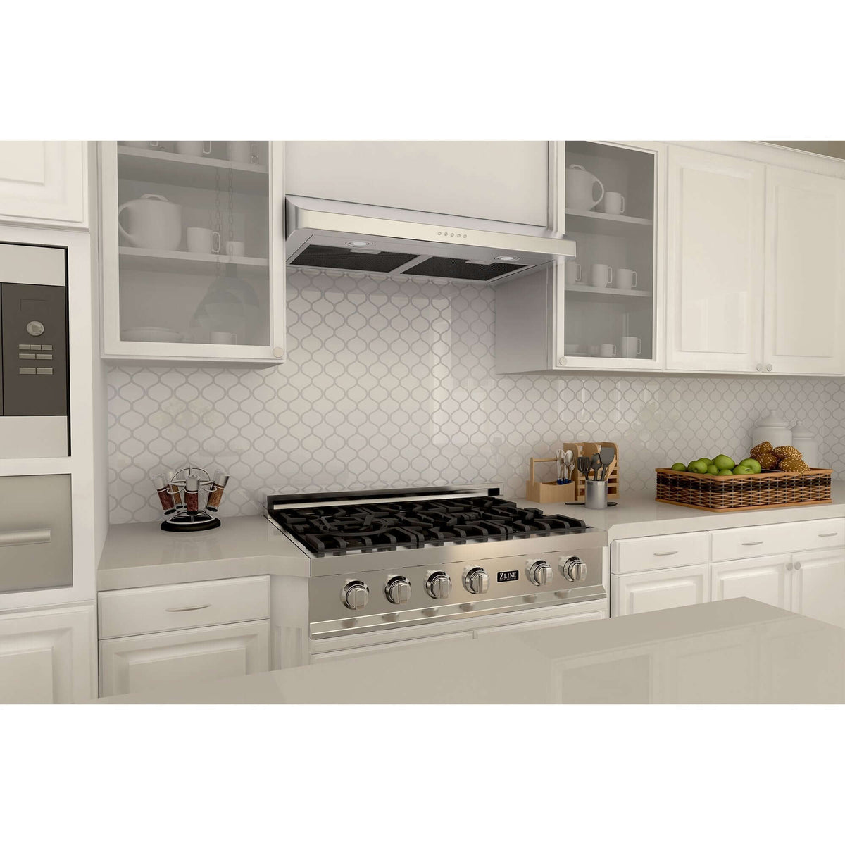 ZLINE - 30&quot; 400 CFM Ducted Under Cabinet Range Hood in Stainless Steel - Hardwired Power (617-30)