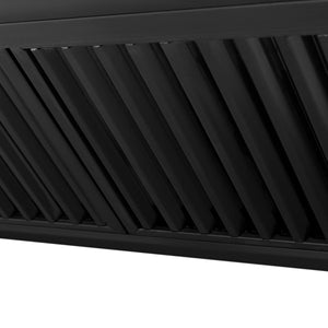 ZLINE - 36" Black Stainless Steel Range Hood with Black Stainless Steel Handle (BS655-36-BS)