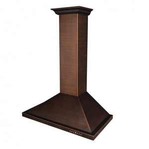 ZLINE - 30" Designer Series Hand-Hammered Convertible Vent Wall Mount Range Hood (8KBH-30)