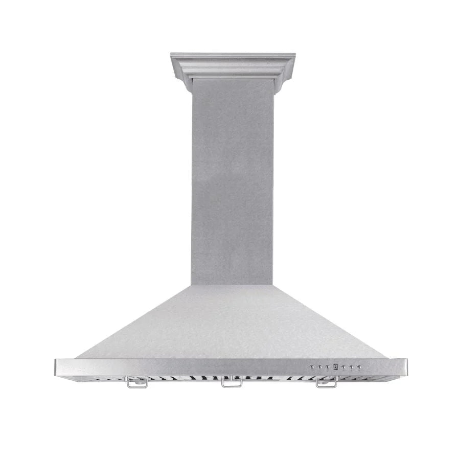 ZLINE - 48 in. Designer Series Satin Stainless Steel Convertible Vent Wall Mount Range Hood (8KBS-48)