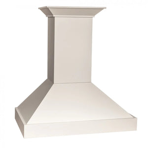 ZLINE - 30" Ducted Wooden Wall Mount Range Hood in Cottage White (KBTT)