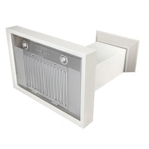 ZLINE - 30" Ducted Wooden Wall Mount Range Hood in Cottage White (KBTT)