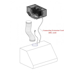 ZLINE - 46" Ducted Remote Blower Range Hood Insert in Stainless Steel (698-RD-46)