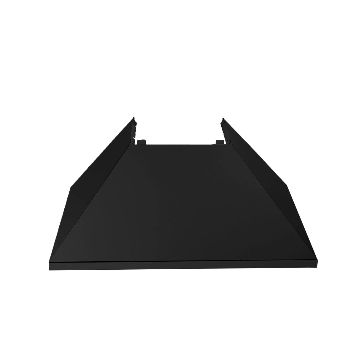 ZLINE - 30 in. Ducted Satin Stainless Steel Wall Mount Range Hood with Black Matte Shell (8654BLM-30)