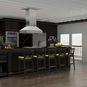 ZLINE - 48" Ducted Island Mount Range Hood in Outdoor Approved Stainless Steel (697i-304-48)