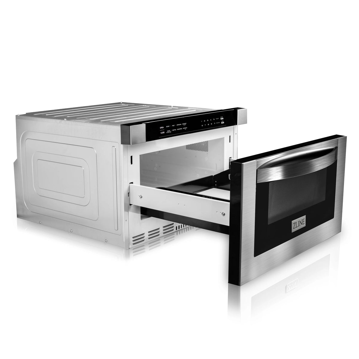 ZLINE - 48" Kitchen Package with Stainless Steel Dual Fuel Range, Range Hood, Microwave Drawer and Tall Tub Dishwasher