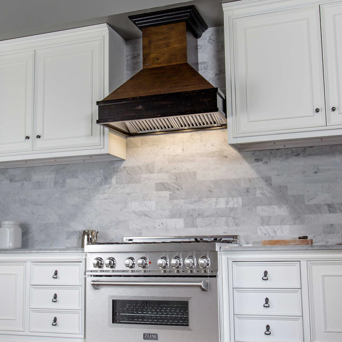 ZLINE - 36&quot; 4.6 cu. ft. Dual Fuel Range with Gas Stove and Electric Oven in Fingerprint Resistant Stainless Steel (RA-SN-36)