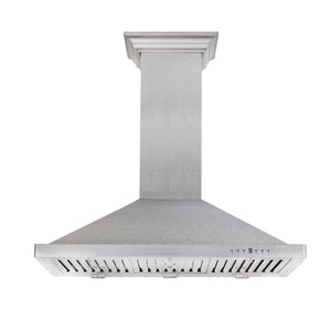 ZLINE - 36 in. Designer Series Satin Stainless Steel Convertible Vent Wall Mount Range Hood (8KBS-36)