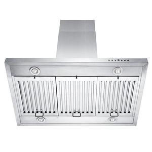 ZLINE - 36" Convertible Vent Island Mount Range Hood in Stainless Steel (GL2i-36)