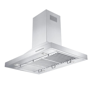 ZLINE - 36" Convertible Vent Island Mount Range Hood in Stainless Steel (GL2i-36)