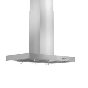 ZLINE - 36" Convertible Vent Island Mount Range Hood in Stainless Steel (KE2i-36)