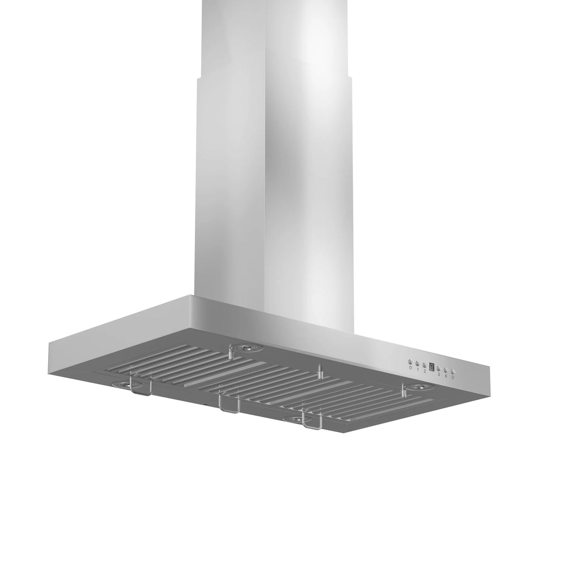 ZLINE - 48&quot; Convertible Vent Island Mount Range Hood in Stainless Steel (KE2i-48)