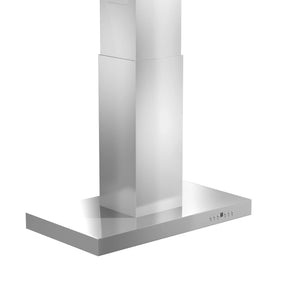 ZLINE - 36" Convertible Vent Island Mount Range Hood in Stainless Steel (KE2i-36)