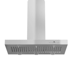 ZLINE - 36" Convertible Vent Island Mount Range Hood in Stainless Steel (KE2i-36)