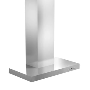 ZLINE - 30" Convertible Vent Wall Mount Range Hood in Stainless Steel with Crown Molding (KECRN-30)