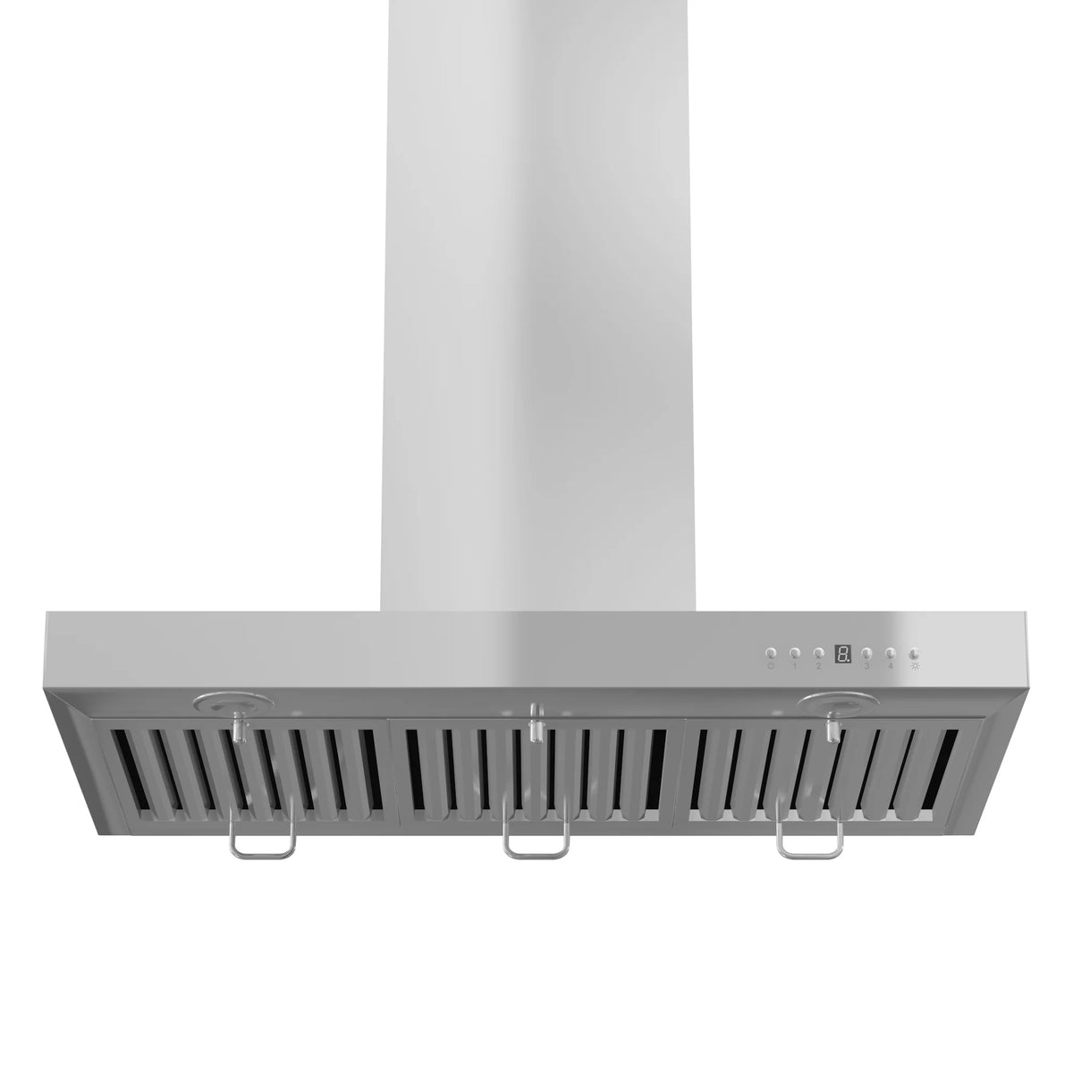 ZLINE - 30&quot; Convertible Vent Wall Mount Range Hood in Stainless Steel with Crown Molding (KECRN-30)