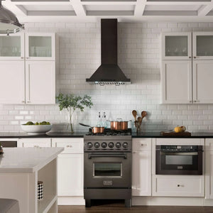ZLINE - 48" Convertible Vent Wall Mount Range Hood in Black Stainless Steel (BSKBN-48)